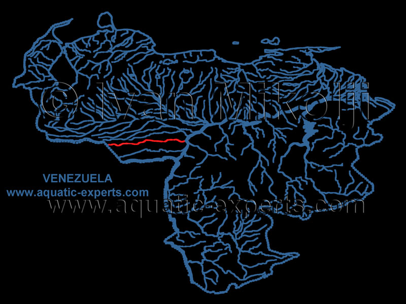 mapa del rio capanaparo